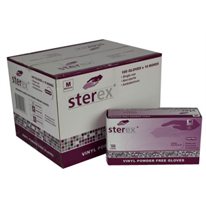 MED- VINYL PW FREE RUBBER GLOVES1